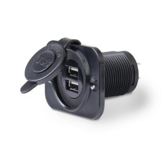 Marinco USB utičnica crna - bez LED