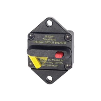 Blue Sea Systems Circuit Breaker, Bus 285 Panel 50A