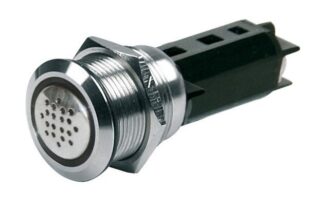 BUZZER & WARN LGT METAL DC24V/DSP