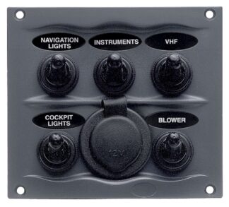 PAN S/PROOF 5 WAY C/W SOCKET MC10