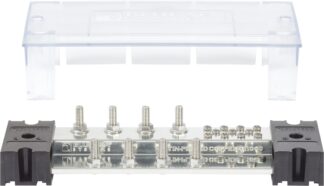 Blue Sea Systems PowerBar 1000 sabirnica, 8 vijaka 5/16", s poklopcem