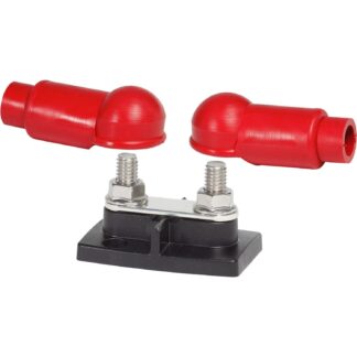 BUSBAR DUAL STUD 3/8IN W/INSULATORS