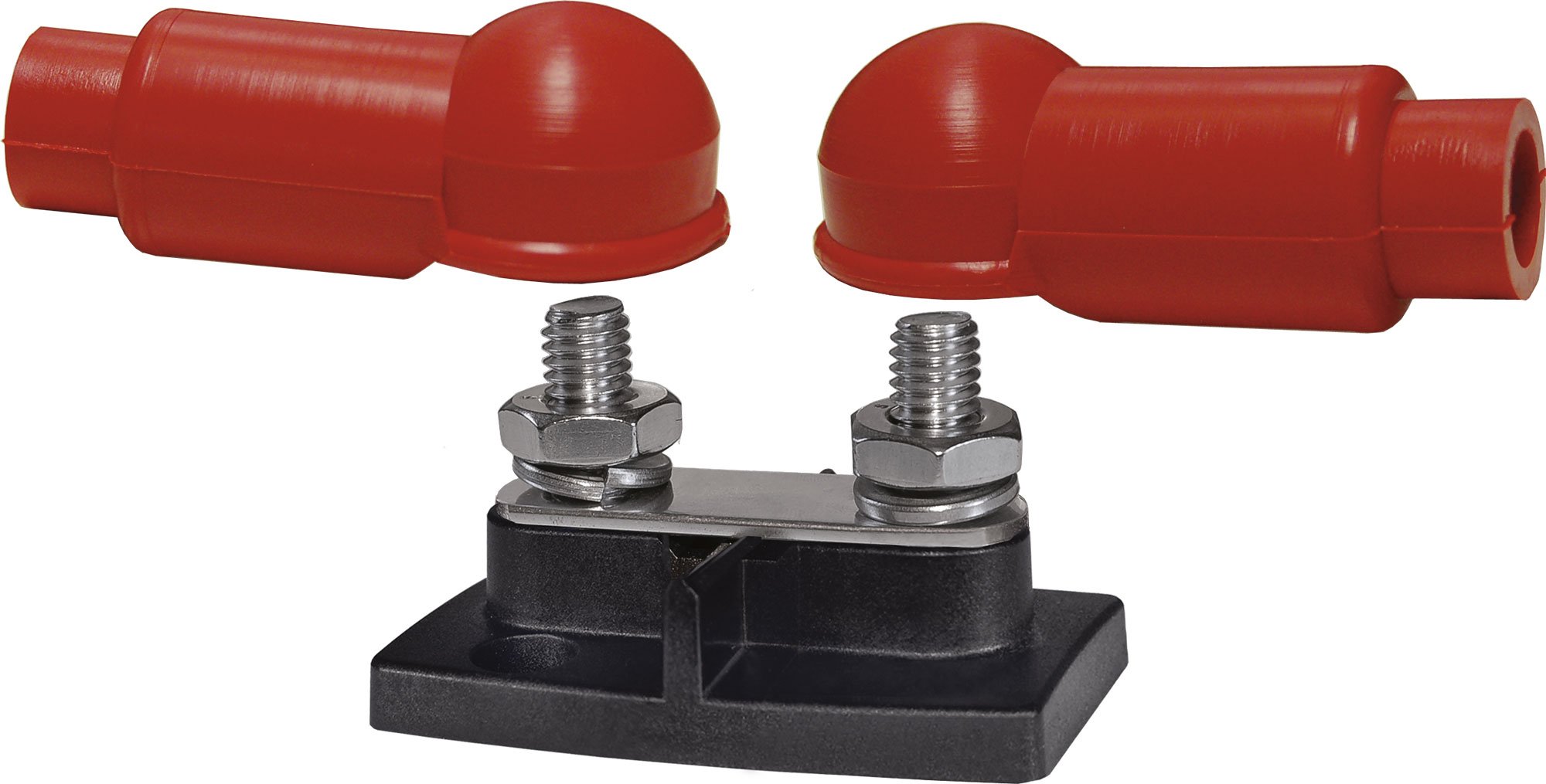 BUSBAR DUAL STUD 3/8IN W/INSULATORS