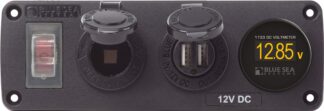 PANEL ACC H2O USB,SCKT & VMETER