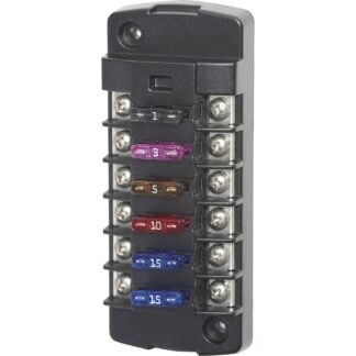 FUSE BLOCK STBLADE 6CIRC INDEPENDENT