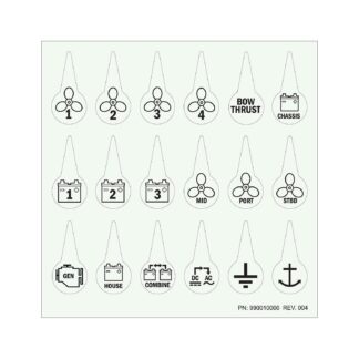 LABEL KIT BATTERY SWITCH ICON