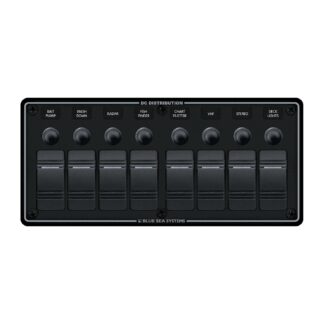 PANEL H2O 12VDC CLB 8POS BLK H