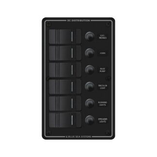 PANEL H2O 12VDC CLB 6POS BLK V