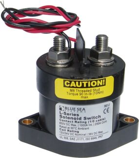 Blue Sea Systems L-Series kontaktor 250 A, 12/24 V